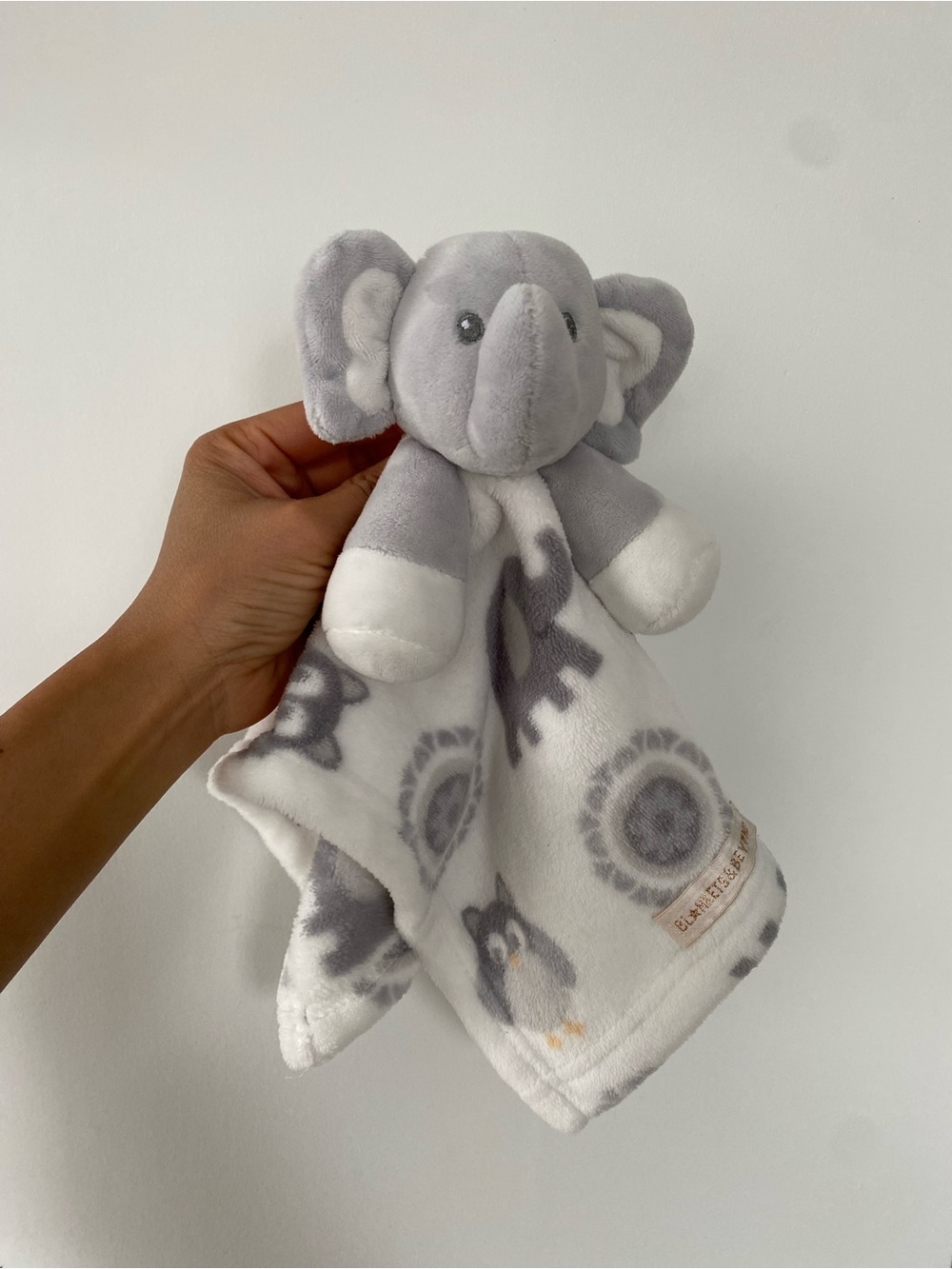 Blankets and Beyond security blanket and skip hop teether elephants